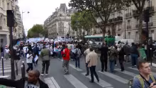 Manifestation à Paris