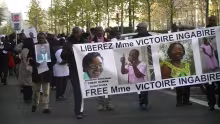 Marche de soutien à Victoire Ingabire