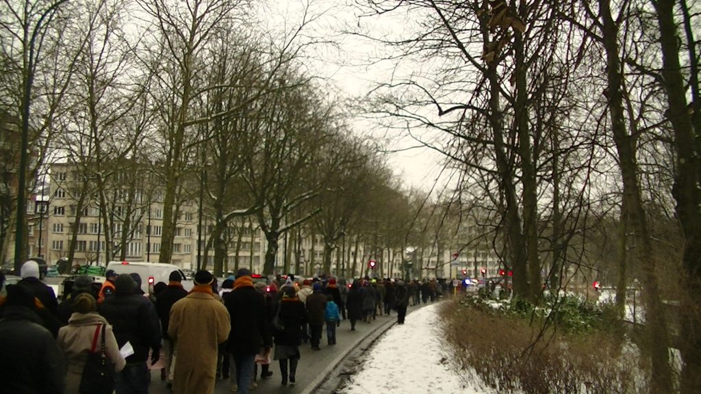 Bruxelles 26 Janvier 2013: Marche de soutien à Mme Victoire Ingabire